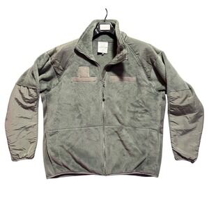 Military Polartec Fleece Jacket Gen III Cold Weather Made‎ In USA Large Regular